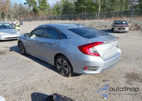 2018 Honda Civic Ex-L from USA, damaged, VIN JHMFC1F70JX019134